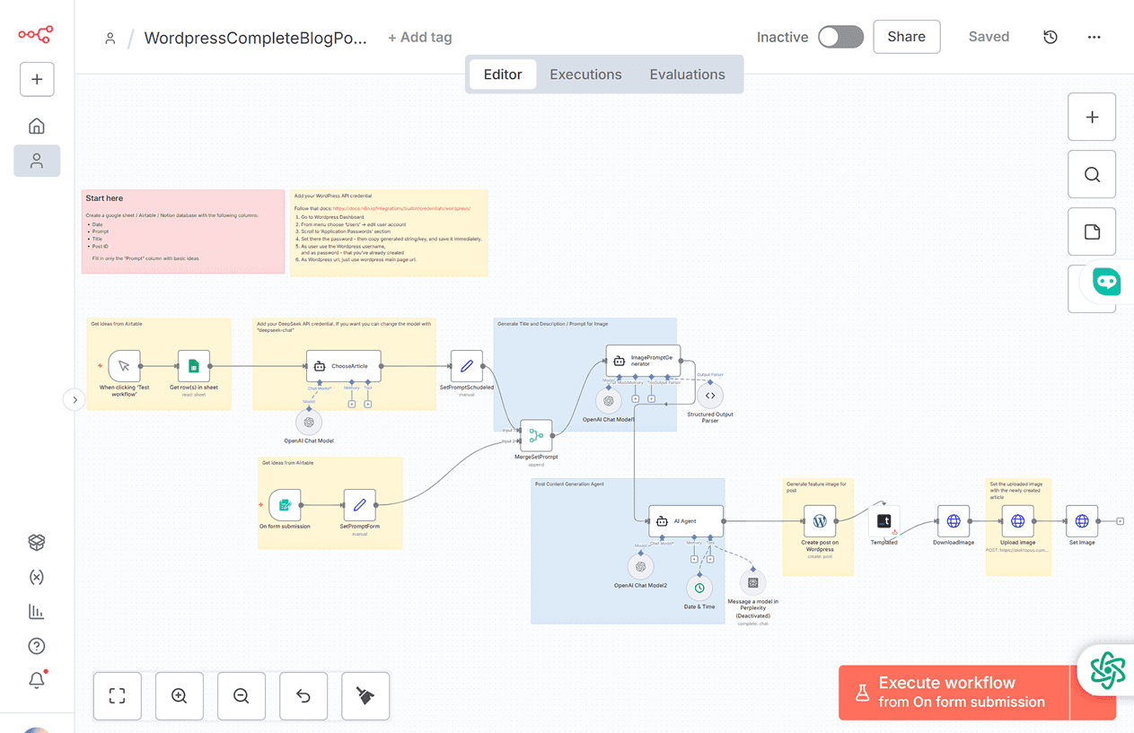 WordPress Blog Automation System