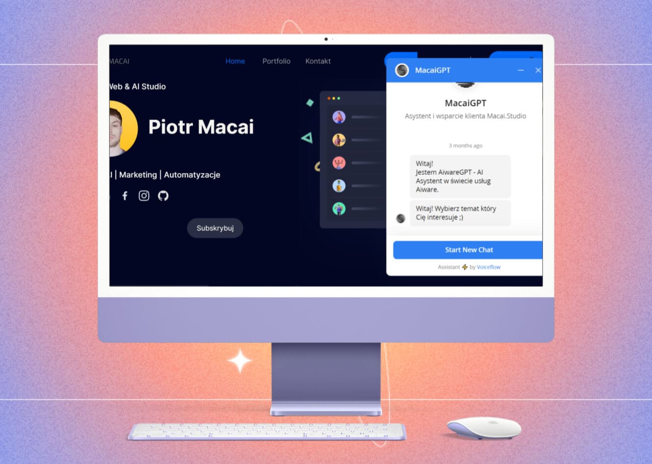 Macai AI Chatbot - Portfolio Assistant