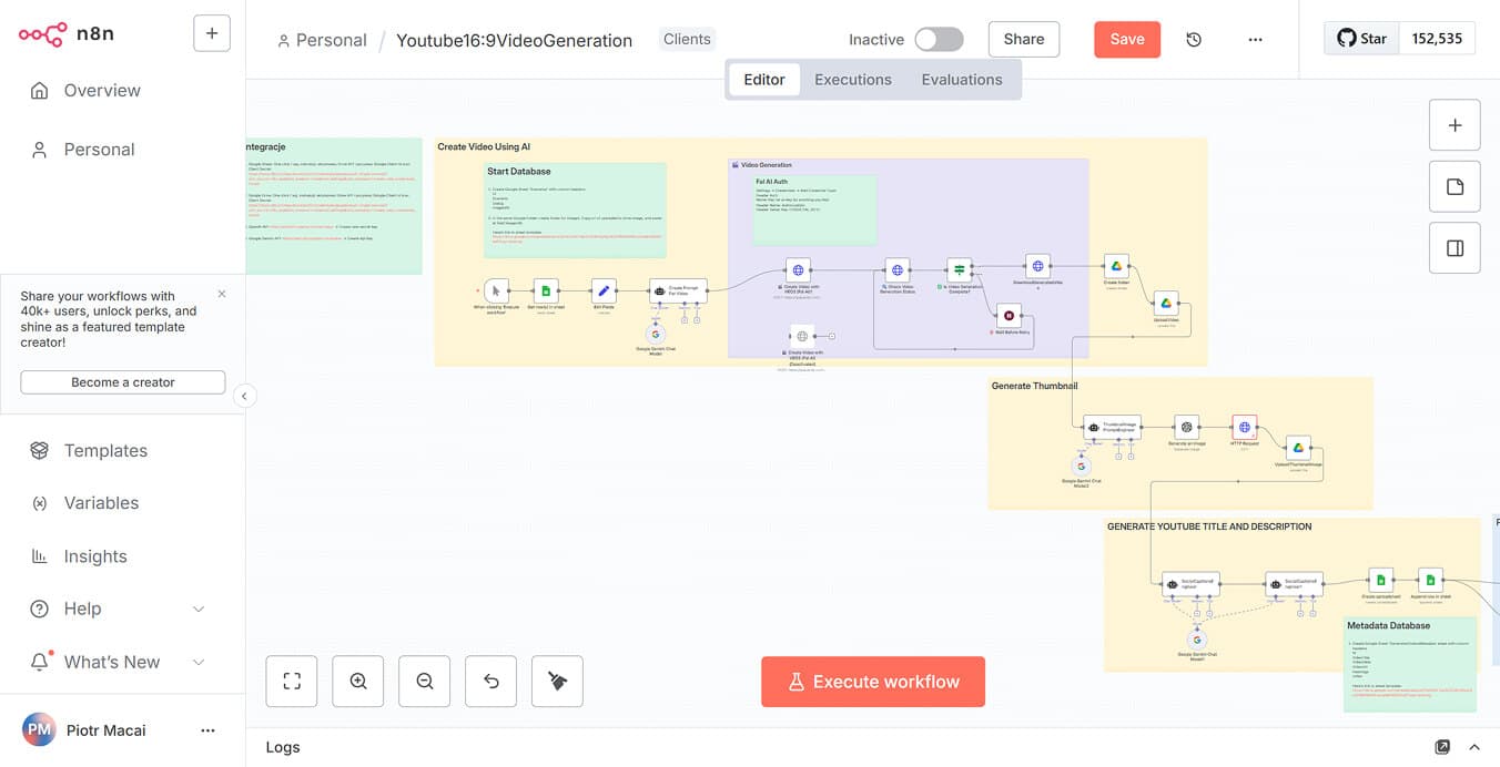 AI Video Generation & Publishing Automation